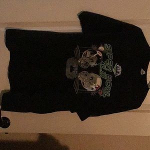 Super Bowl XLIII, black tee unisex, size xl